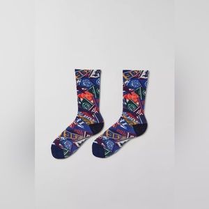 NWT Polo Ralph Lauren Men's Blue Pep Rally Crew Socks Size 10-13
